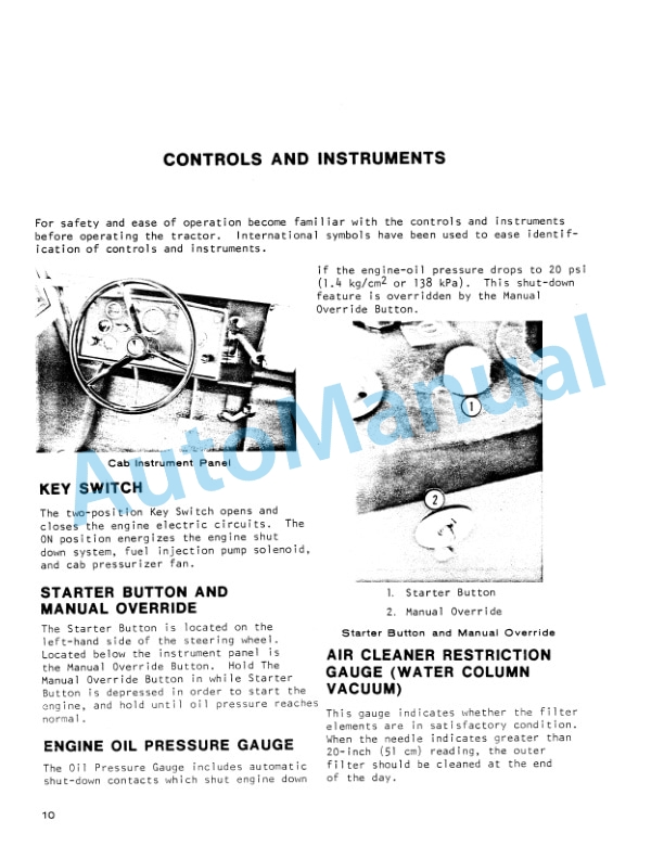 Alternative view of Ford New Holland 700 Series 2 Tractor Operation and Maintenance Manual 42070011