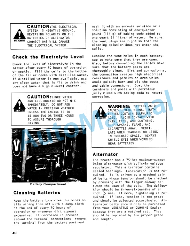 Ford New Holland 700 Series 2 Tractor Operation and Maintenance Manual 42070011 4 Ford New Holland 700 Series 2 Tractor Operation and Maintenance Manual 42070011 - Image 4