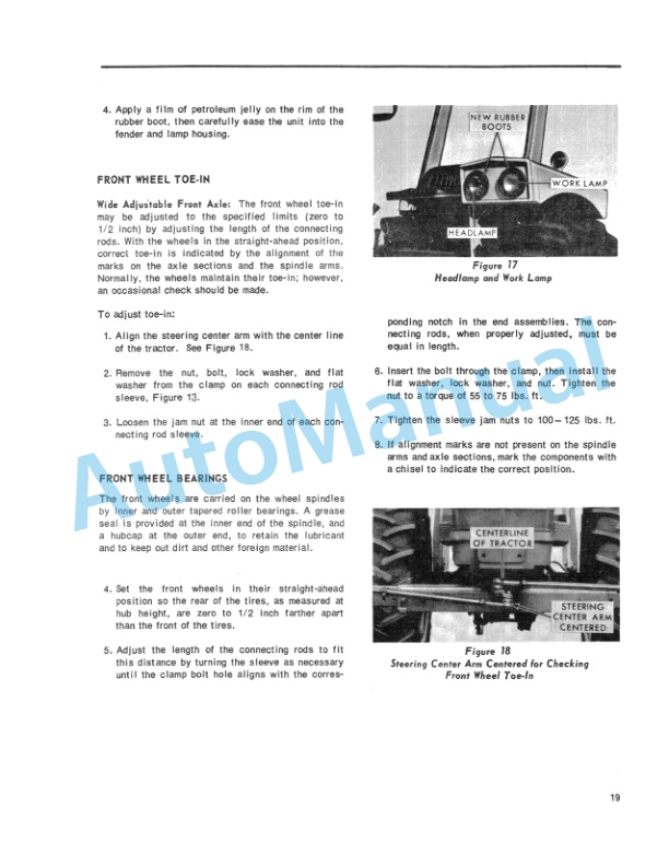 Ford New Holland 7000 Row Crop Supplement Operation and Maintenance Manual 42720010 5 Ford New Holland 7000 Row Crop Supplement Operation and Maintenance Manual 42720010-5