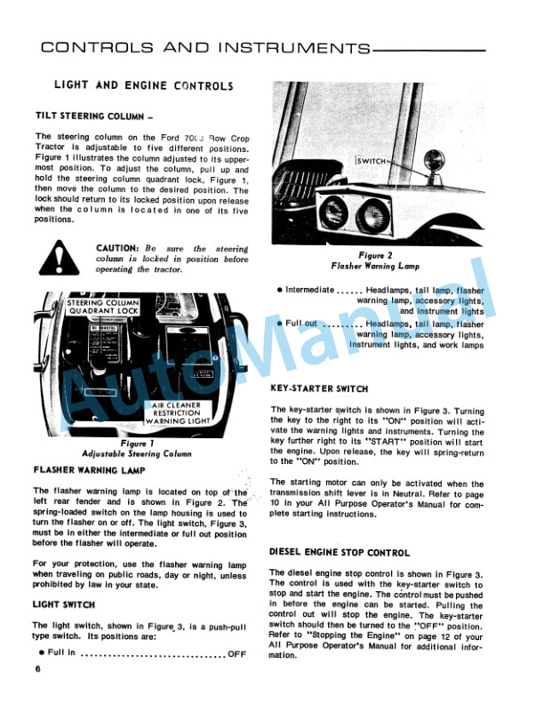 Alternative view of Ford New Holland 7000 Tractor Operation and Maintenance Manual 42700010