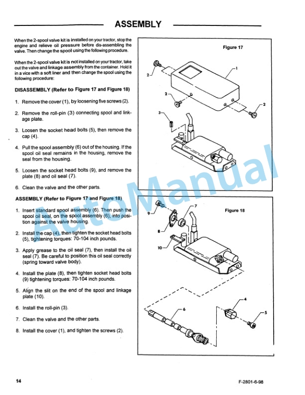 Ford New Holland 702C Series Front Blade Operation and Maintenance Manual 42070217 5 Ford New Holland 702C Series Front Blade Operation and Maintenance Manual 42070217-5