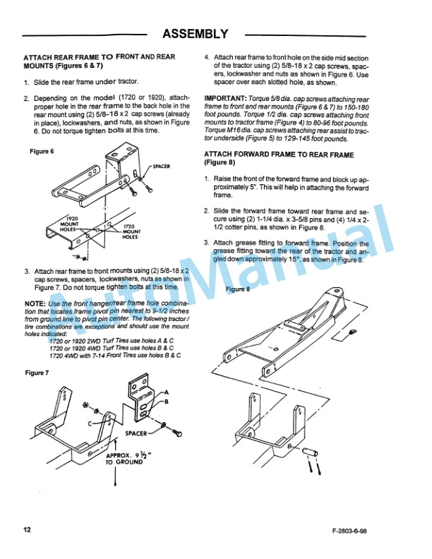 Ford New Holland 702C Series Front Blade Operation and Maintenance Manual 42070219 4 Ford New Holland 702C Series Front Blade Operation and Maintenance Manual 42070219-4
