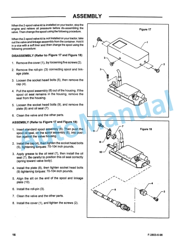 Ford New Holland 702C Series Front Blade Operation and Maintenance Manual 42070219 5 Ford New Holland 702C Series Front Blade Operation and Maintenance Manual 42070219-5