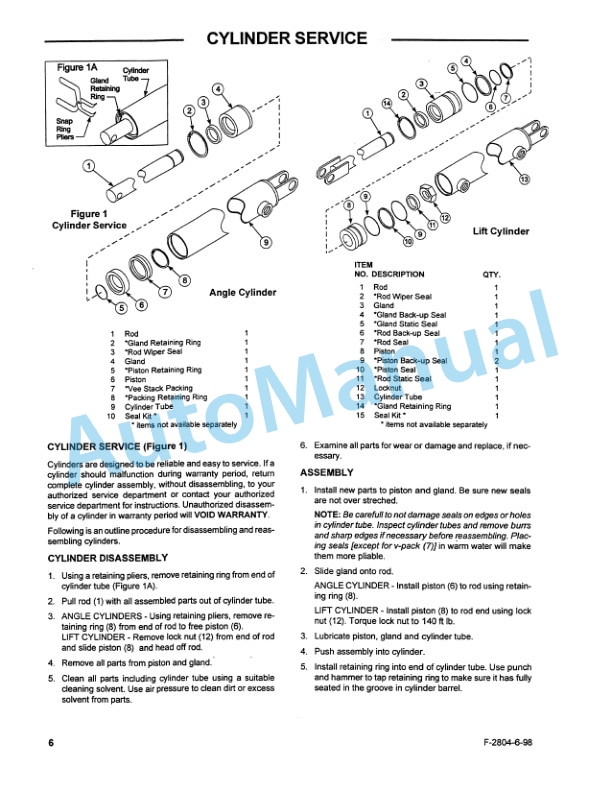Ford New Holland 702C Series Front Blade Operation and Maintenance Manual 42070220 3 Ford New Holland 702C Series Front Blade Operation and Maintenance Manual 42070220-3