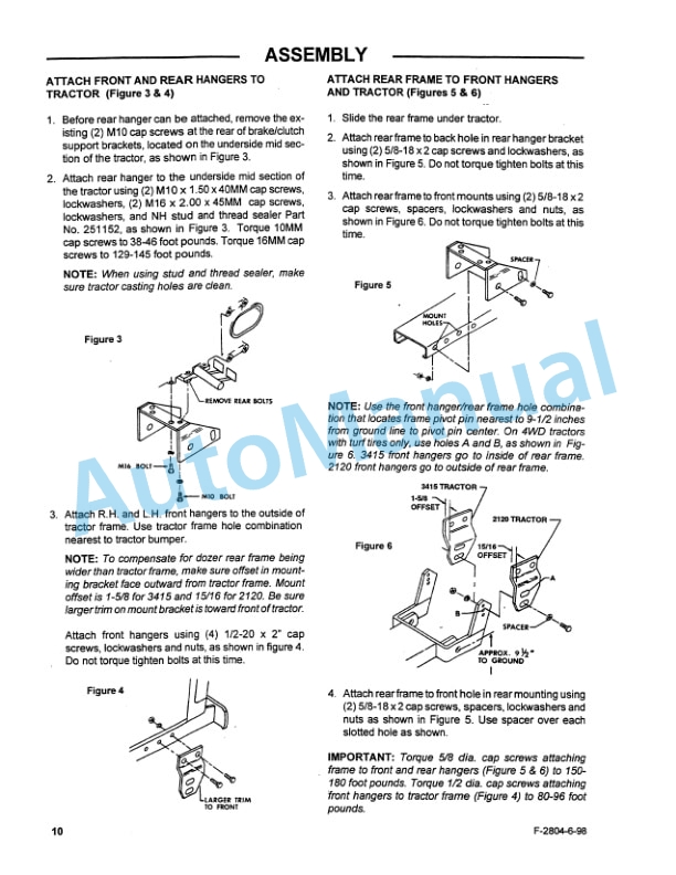 Ford New Holland 702C Series Front Blade Operation and Maintenance Manual 42070220 4 Ford New Holland 702C Series Front Blade Operation and Maintenance Manual 42070220-4
