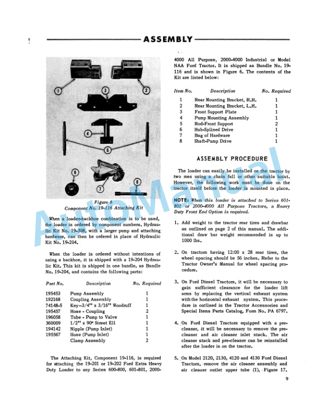 Ford New Holland 703 Series Extra Heavy Duty Loader Operation and Maintenance Manual 42070310 3 Ford New Holland 703 Series Extra Heavy Duty Loader Operation and Maintenance Manual 42070310-3