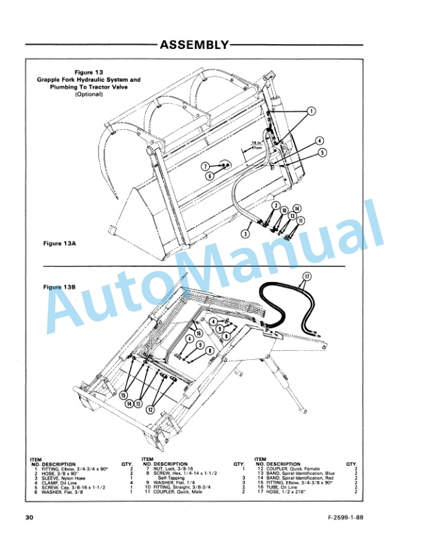 Ford New Holland 7412 Series Quick Attach Farm Loader Operation and Maintenance Manual 42741210 5 Ford New Holland 7412 Series Quick Attach Farm Loader Operation and Maintenance Manual 42741210-5