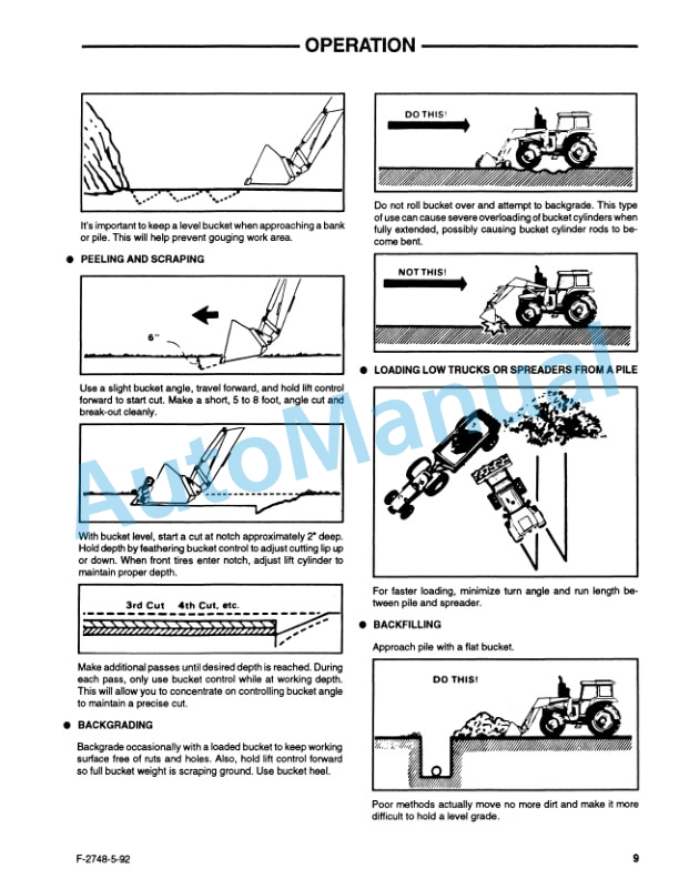 Ford New Holland 7413 Series Quick Attach Farm Loader Operation and Maintenance Manual 42741311 2 Ford New Holland 7413 Series Quick Attach Farm Loader Operation and Maintenance Manual 42741311-2
