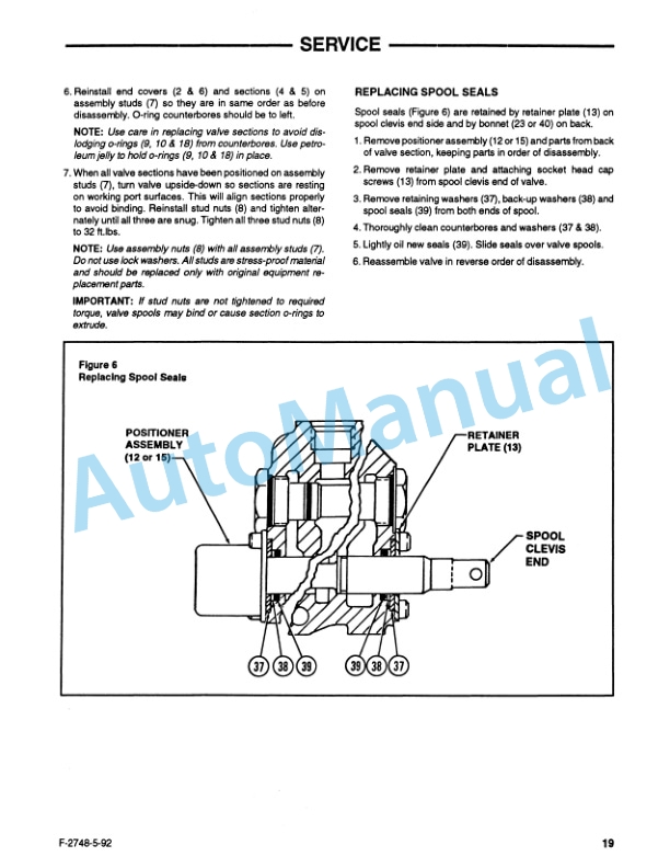 Ford New Holland 7413 Series Quick Attach Farm Loader Operation and Maintenance Manual 42741311 3 Ford New Holland 7413 Series Quick Attach Farm Loader Operation and Maintenance Manual 42741311-3