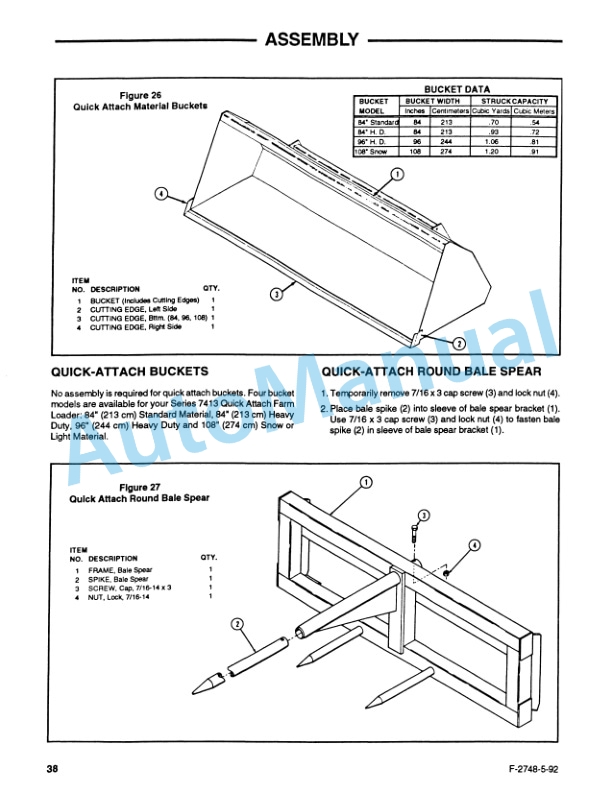 Ford New Holland 7413 Series Quick Attach Farm Loader Operation and Maintenance Manual 42741311 5 Ford New Holland 7413 Series Quick Attach Farm Loader Operation and Maintenance Manual 42741311-5