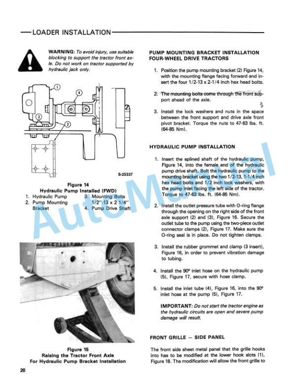 Ford New Holland 744 Series Loader Operation and Maintenance Manual 43074410 4 Ford New Holland 744 Series Loader Operation and Maintenance Manual 43074410 - Image 4