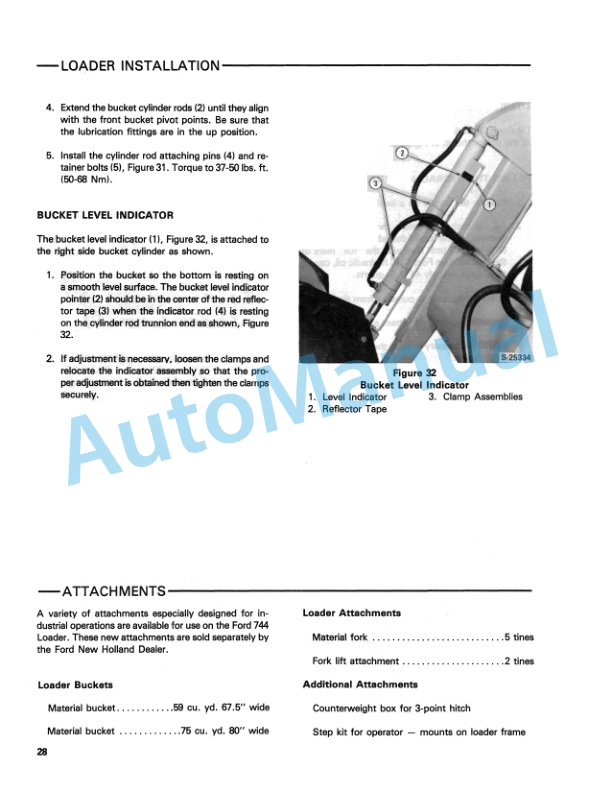Ford New Holland 744 Series Loader Operation and Maintenance Manual 43074410 5 Ford New Holland 744 Series Loader Operation and Maintenance Manual 43074410 - Image 5