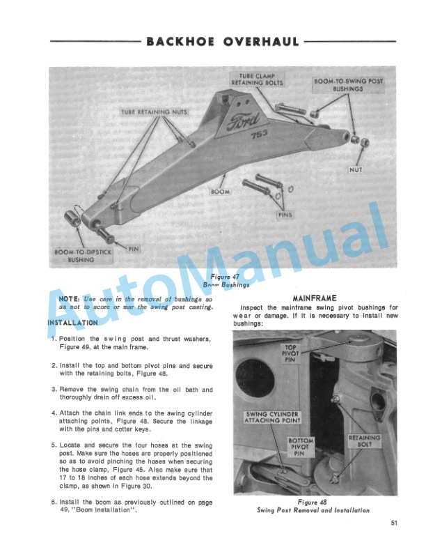 Ford New Holland 750, 753, 755 Series Backhoe Service Manual 40075031 5 Ford New Holland 750, 753, 755 Series Backhoe Service Manual 40075031 - Image 5