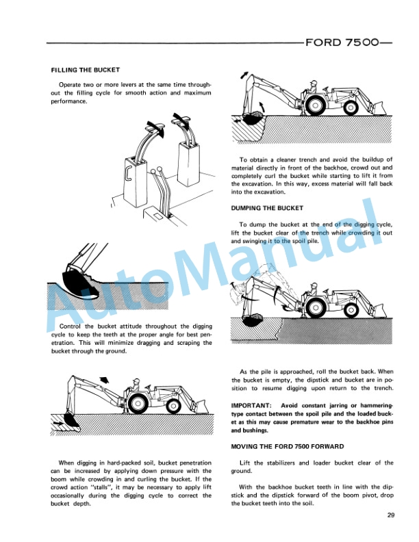 Ford New Holland 7500 Tractor Loader Backhoe Operation and Maintenance Manual 42750010 3 Ford New Holland 7500 Tractor Loader Backhoe Operation and Maintenance Manual 42750010-3