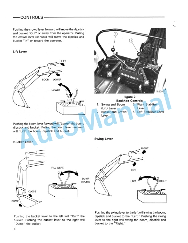 Alternative view of Ford New Holland 764 Series Backhoe Operation and Maintenance Manual 42076410