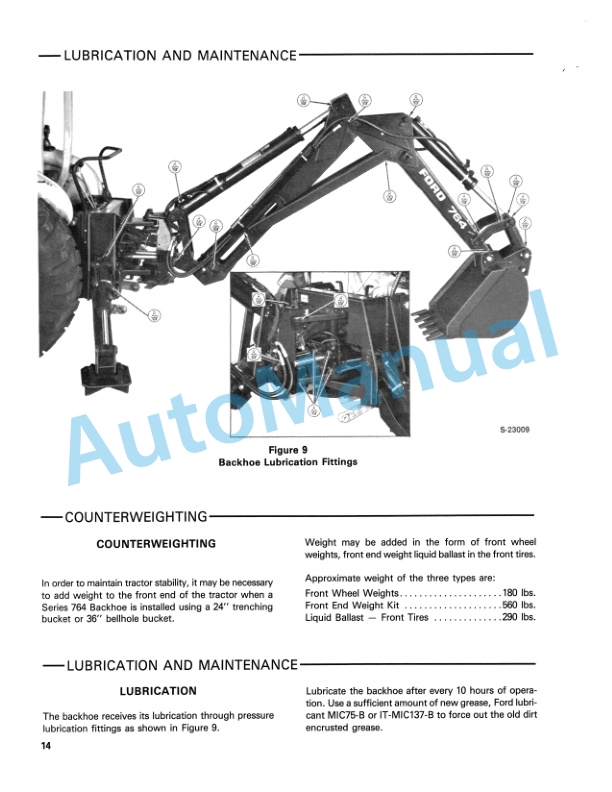 Ford New Holland 764 Series Backhoe Operation and Maintenance Manual 42076410 3 Ford New Holland 764 Series Backhoe Operation and Maintenance Manual 42076410 - Image 3