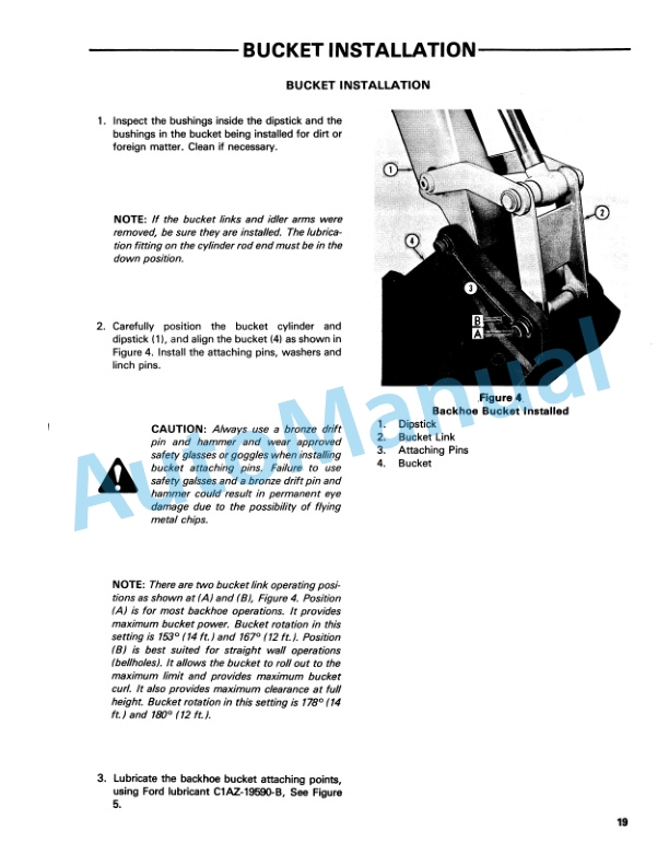 Ford New Holland 765 Series Backhoe Operation and Maintenance Manual 42076512 4 Ford New Holland 765 Series Backhoe Operation and Maintenance Manual 42076512 - Image 4
