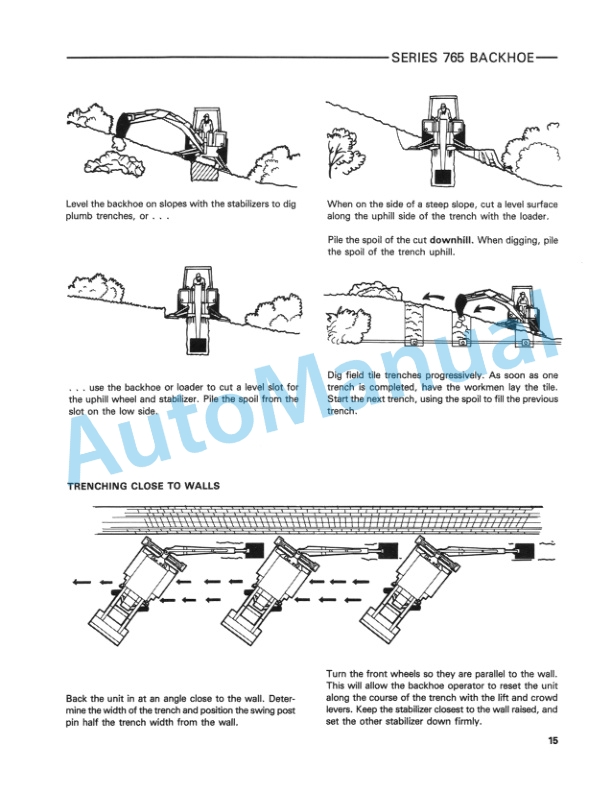 Ford New Holland 765 Series Backhoe Operation and Maintenance Manual 42076513 3 Ford New Holland 765 Series Backhoe Operation and Maintenance Manual 42076513 - Image 3