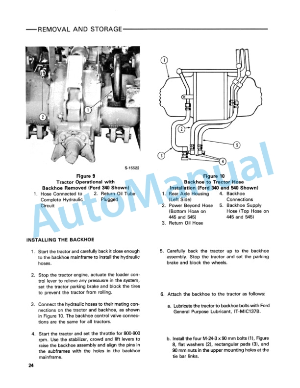 Ford New Holland 765 Series Backhoe Operation and Maintenance Manual 42076513 4 Ford New Holland 765 Series Backhoe Operation and Maintenance Manual 42076513 - Image 4
