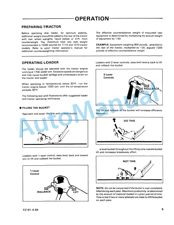 Ford New Holland 768A Series Loader Operation and Maintenance Manual 42076810 2 Ford New Holland 768A Series Loader Operation and Maintenance Manual 42076810-2