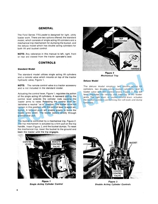 Ford New Holland 770 Series Farm Loader Operation and Maintenance Manual 42077010 2 Ford New Holland 770 Series Farm Loader Operation and Maintenance Manual 42077010-2