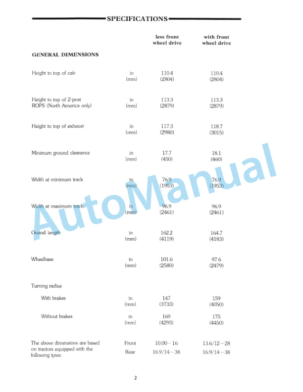 Ford New Holland 7710 Series II Tractor Operation and Maintenance Manual 42771010 5 Ford New Holland 7710 Series II Tractor Operation and Maintenance Manual 42771010-5