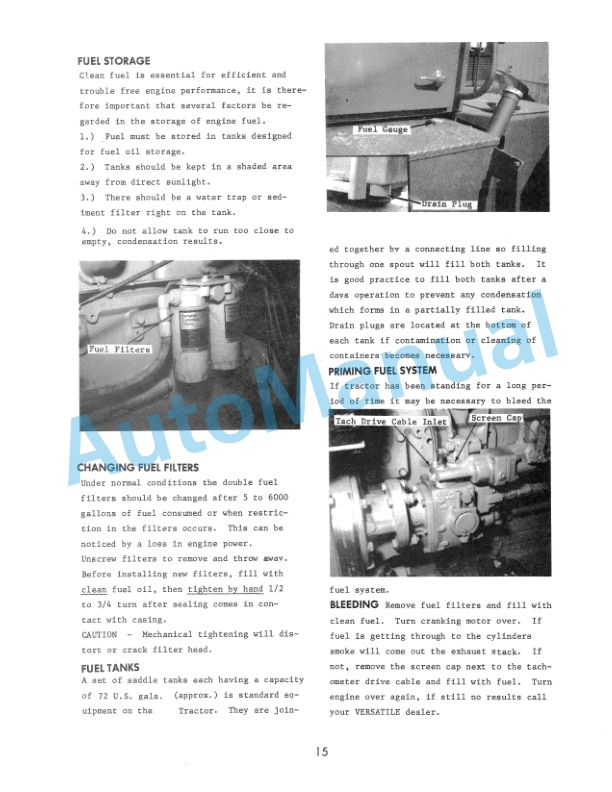 Ford New Holland 800, 850 4WD Tractor Operation and Maintenance Manual 42080020 3 Ford New Holland 800, 850 4WD Tractor Operation and Maintenance Manual 42080020-3