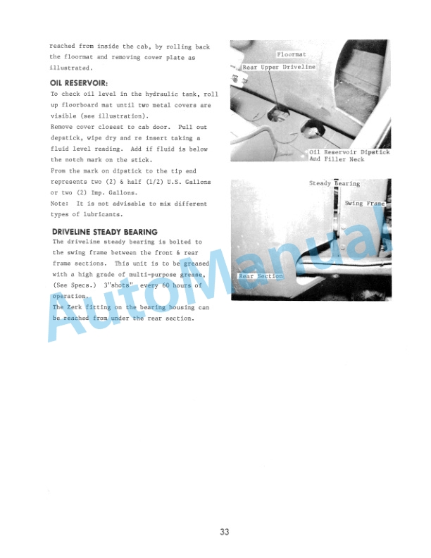 Ford New Holland 800, 850 4WD Tractor Operation and Maintenance Manual 42080020 5 Ford New Holland 800, 850 4WD Tractor Operation and Maintenance Manual 42080020-5