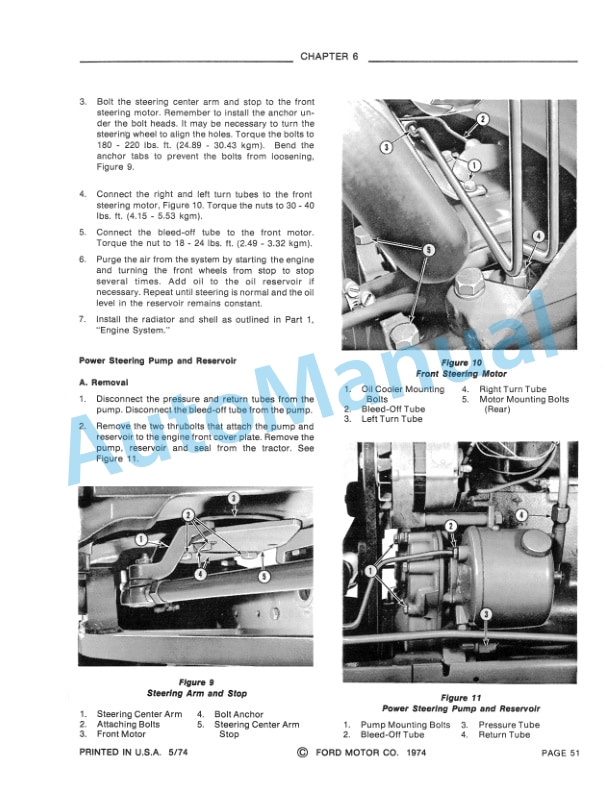 Ford New Holland 8000, 9000, 8600, 9600 Tractor Service Manual 40800020 5 Ford New Holland 8000, 9000, 8600, 9600 Tractor Service Manual 40800020 - Image 5