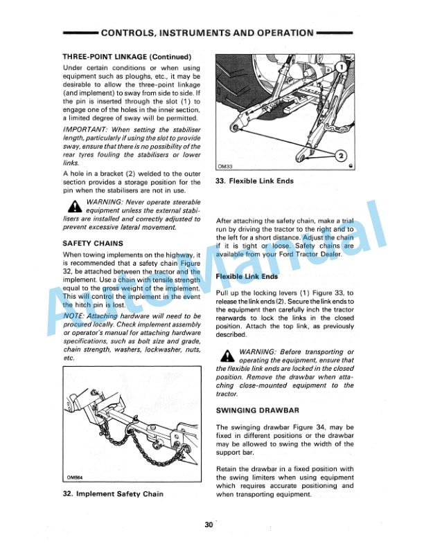 Ford New Holland 8210 Series 10 Tractor Operation and Maintenance Manual 42821010 3 Ford New Holland 8210 Series 10 Tractor Operation and Maintenance Manual 42821010-3
