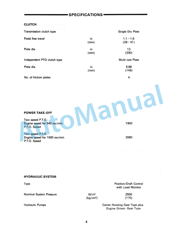 Ford New Holland 8210 Series 10 Tractor Operation and Maintenance Manual 42821010 5 Ford New Holland 8210 Series 10 Tractor Operation and Maintenance Manual 42821010-5