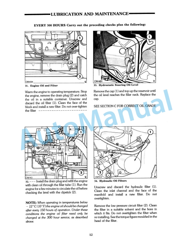 Ford New Holland 8210 With Electro-Link Hydraulic Control Operation and Maintenance Manual 42821012 4 Ford New Holland 8210 With Electro-Link Hydraulic Control Operation and Maintenance Manual 42821012 - Image 4
