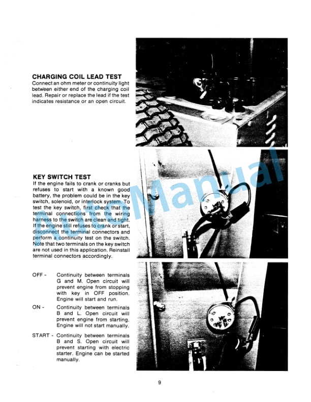 Ford New Holland 830, 1130 Series Rider Mower Tractor Service Manual 40083010 3 Ford New Holland 830, 1130 Series Rider Mower Tractor Service Manual 40083010 - Image 3