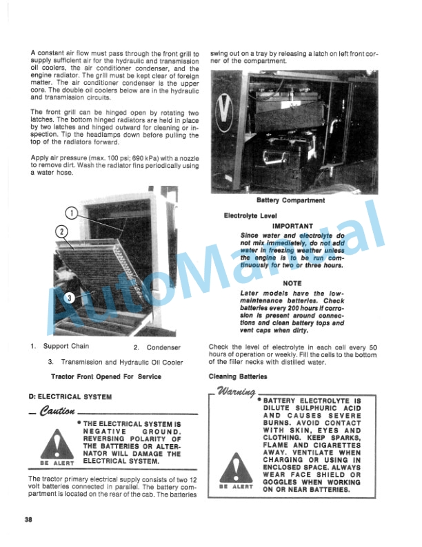Ford New Holland 835, 855, 875 Tractor Operation and Maintenance Manual 42083530 4 Ford New Holland 835, 855, 875 Tractor Operation and Maintenance Manual 42083530 - Image 4