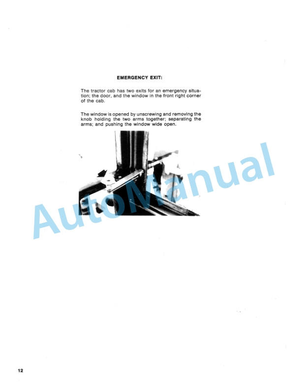 Ford New Holland 835, 855, 875 Tractor Operation and Maintenance Manual 42083531 2 Ford New Holland 835, 855, 875 Tractor Operation and Maintenance Manual 42083531-2