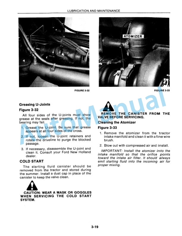 Ford New Holland 846, 876, 936, 946, 976 Tractor Operation and Maintenance Manual 42084651 4 Ford New Holland 846, 876, 936, 946, 976 Tractor Operation and Maintenance Manual 42084651-4