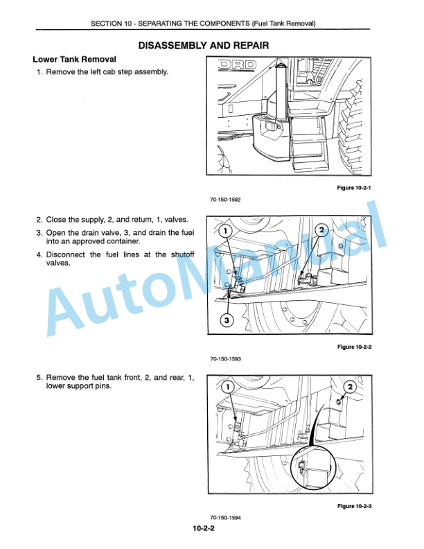 Ford New Holland 8670, 8770, 8870, 8970 Tractor Service Manual 40807010 2 Ford New Holland 8670, 8770, 8870, 8970 Tractor Service Manual 40807010-2