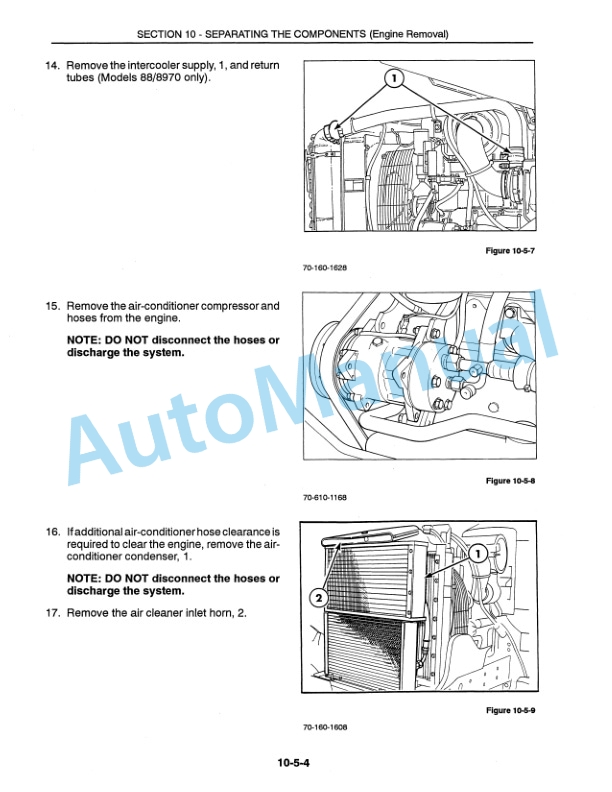 Ford New Holland 8670, 8770, 8870, 8970 Tractor Service Manual 40807010 4 Ford New Holland 8670, 8770, 8870, 8970 Tractor Service Manual 40807010-4