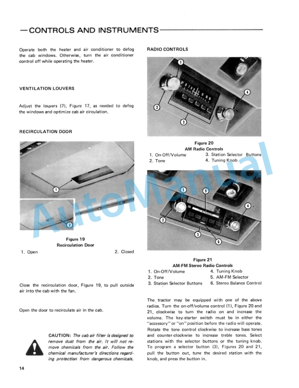Alternative view of Ford New Holland 8700, 9700 Tractor Operation and Maintenance Manual 42870020