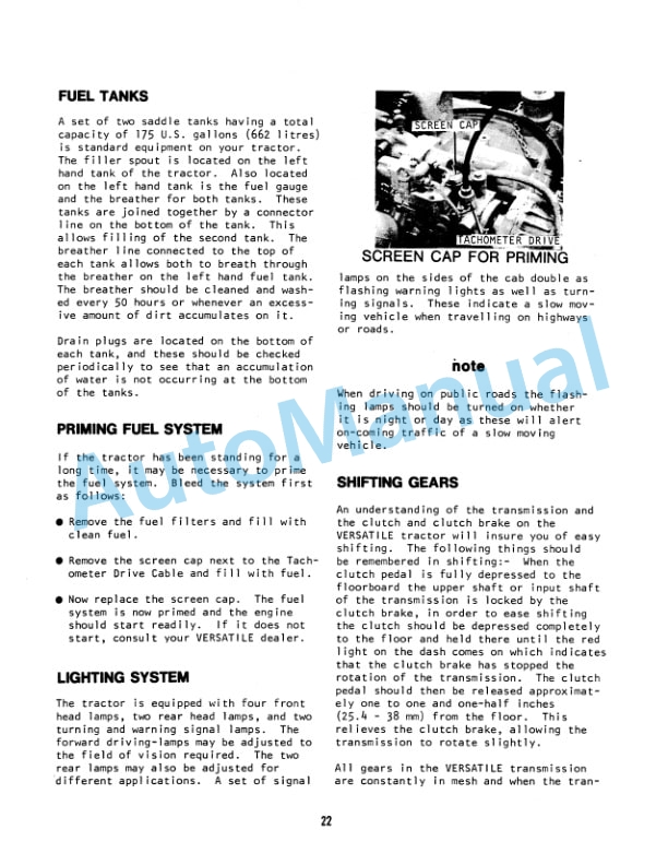 Ford New Holland 900 4WD Tractor Operation and Maintenance Manual 42090002 3 Ford New Holland 900 4WD Tractor Operation and Maintenance Manual 42090002 - Image 3
