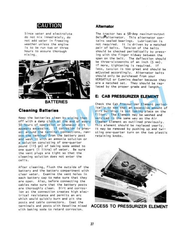 Ford New Holland 900 4WD Tractor Operation and Maintenance Manual 42090002 4 Ford New Holland 900 4WD Tractor Operation and Maintenance Manual 42090002 - Image 4