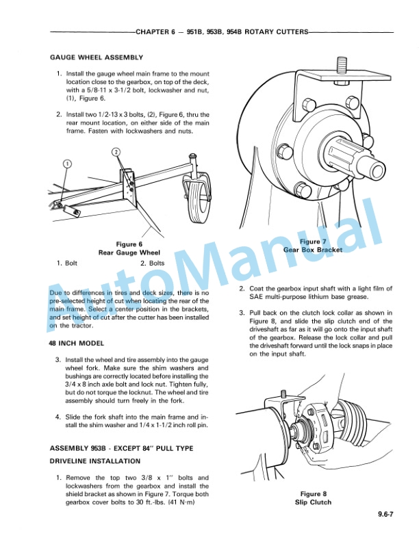 Ford New Holland 900 Series Implement Service Manual 40090090 5 Ford New Holland 900 Series Implement Service Manual 40090090-5