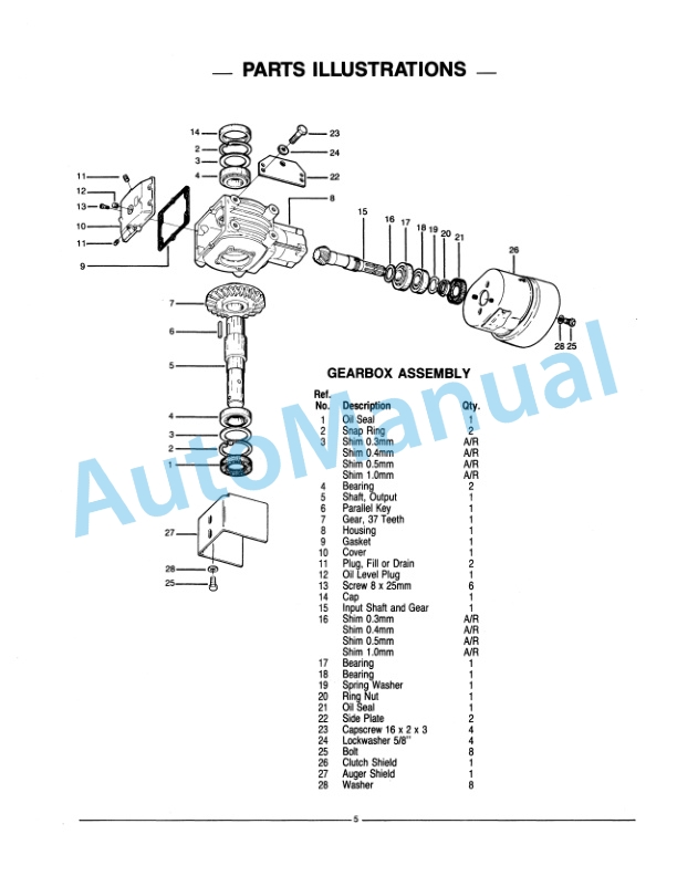 Ford New Holland 905 Series Heavy Duty Post Hole Digger Repair Manual 40090510 4 Ford New Holland 905 Series Heavy Duty Post Hole Digger Repair Manual 40090510-4