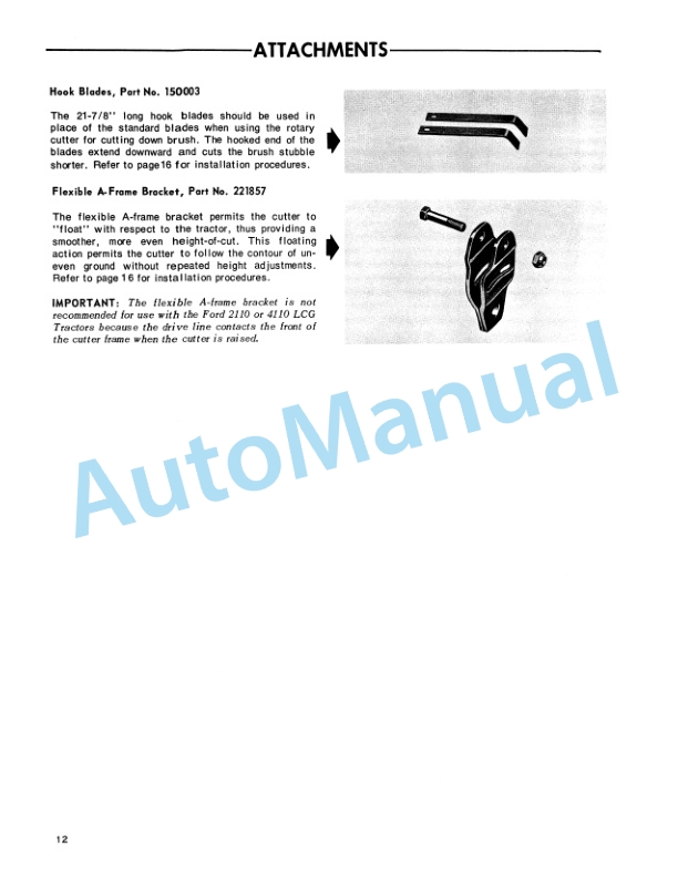 Ford New Holland 908 Series Rotary Cutter Operation and Maintenance Manual 42090810 4 Ford New Holland 908 Series Rotary Cutter Operation and Maintenance Manual 42090810-4