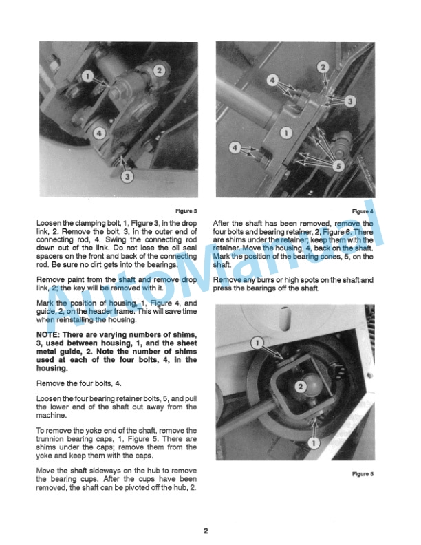 Ford New Holland 910H, 1116H Auger Header, 114, 116 Pivot Tongue Mower-Conditioner Service Manual 41699200 4 Ford New Holland 910H, 1116H Auger Header, 114, 116 Pivot Tongue Mower-Conditioner Service Manual 41699200-4