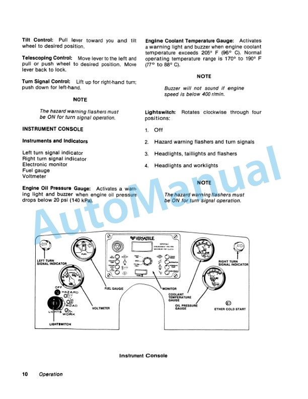 Ford New Holland 935, 950 Tractor Operation and Maintenance Manual 42093520 2 Ford New Holland 935, 950 Tractor Operation and Maintenance Manual 42093520-2