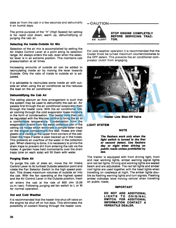 Ford New Holland 935 Tractor Operation and Maintenance Manual 42093511 3 Ford New Holland 935 Tractor Operation and Maintenance Manual 42093511-3