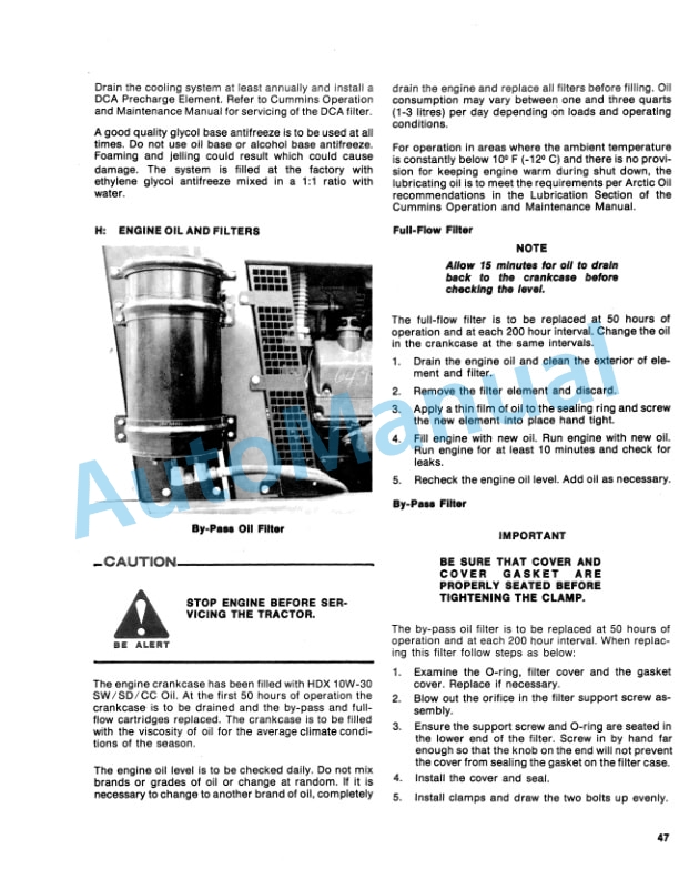 Ford New Holland 935 Tractor Operation and Maintenance Manual 42093511 4 Ford New Holland 935 Tractor Operation and Maintenance Manual 42093511-4