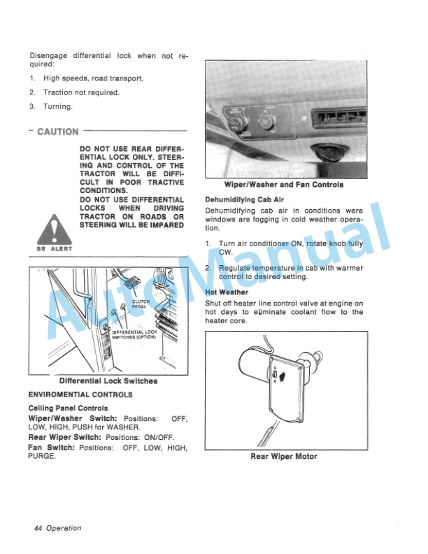 Ford New Holland 936, 976 Tractor Operation and Maintenance Manual 42093620 3 Ford New Holland 936, 976 Tractor Operation and Maintenance Manual 42093620-3
