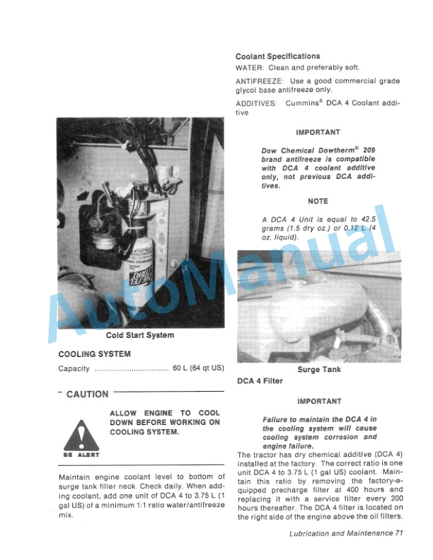 Ford New Holland 936, 976 Tractor Operation and Maintenance Manual 42093620 4 Ford New Holland 936, 976 Tractor Operation and Maintenance Manual 42093620-4
